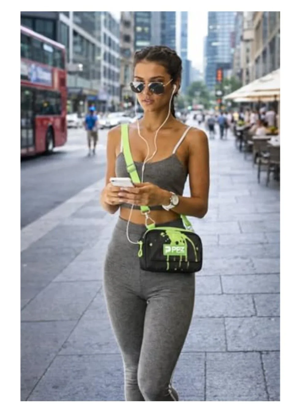 Color Changing Crossbody Bag Mini Sling Purse Compact with Adjustable Strap